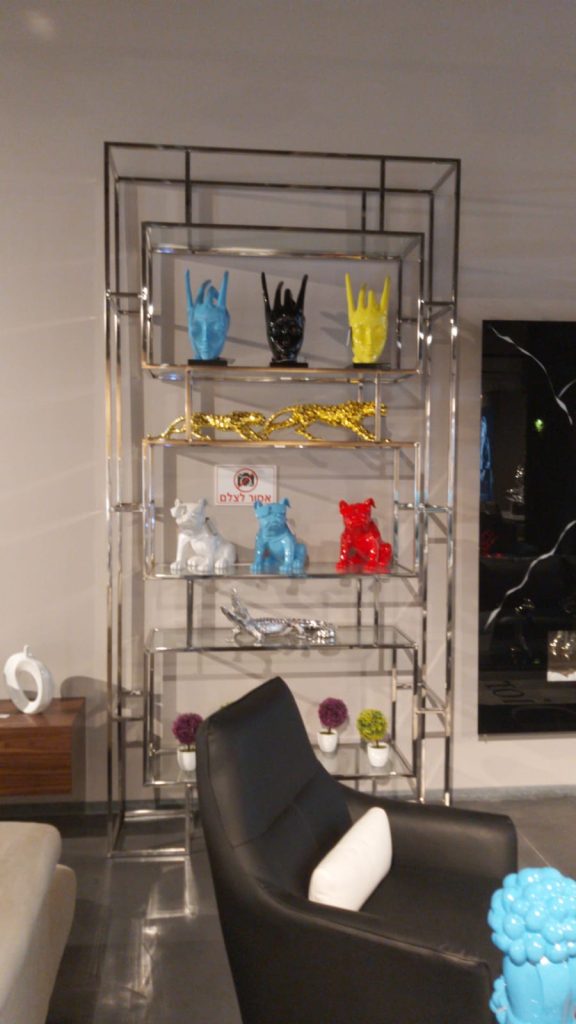 פריט שולחני מעוצב - תפוחים צבעוניים